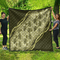 Hawaii Breadfruit Palaka Quilt Omaomao Maile Lei LT9 - Polynesian Pride