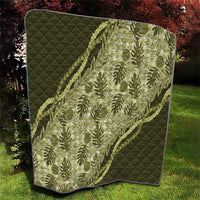 Hawaii Breadfruit Palaka Quilt Omaomao Maile Lei LT9 - Polynesian Pride