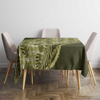 Hawaii Breadfruit Palaka Tablecloth Omaomao Maile Lei LT9 - Polynesian Pride