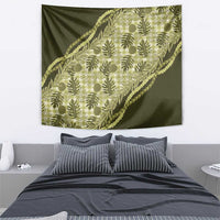 Hawaii Breadfruit Palaka Tapestry Omaomao Maile Lei LT9 - Polynesian Pride