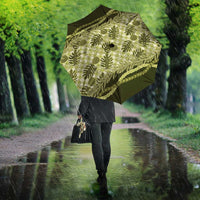 Hawaii Breadfruit Palaka Umbrella Omaomao Maile Lei LT9 - Polynesian Pride