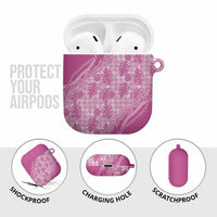 Hawaii Breadfruit Palaka AirPods Case Omaomao Ulaula Maile Lei LT9 - Polynesian Pride