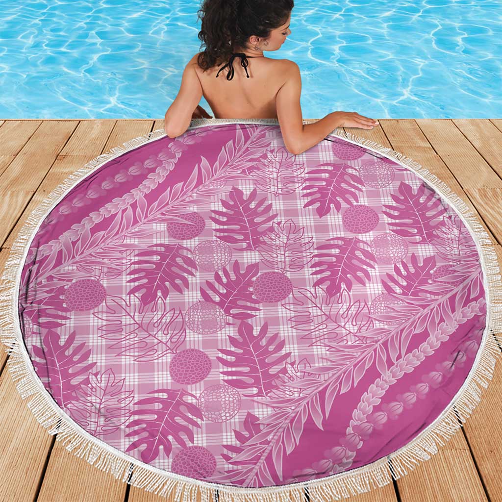 Hawaii Breadfruit Palaka Beach Blanket Omaomao Ulaula Maile Lei LT9 - Polynesian Pride