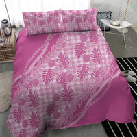Hawaii Breadfruit Palaka Bedding Set Omaomao Ulaula Maile Lei LT9 - Polynesian Pride
