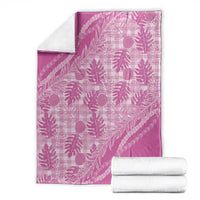 Hawaii Breadfruit Palaka Blanket Omaomao Ulaula Maile Lei LT9 - Polynesian Pride