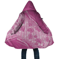 Hawaii Breadfruit Palaka Cloak Omaomao Ulaula Maile Lei LT9 Unisex Pink - Polynesian Pride