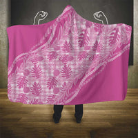 Hawaii Breadfruit Palaka Hooded Blanket Omaomao Ulaula Maile Lei LT9 - Polynesian Pride