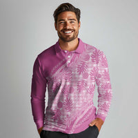 Hawaii Breadfruit Palaka Long Sleeve Polo Shirt Omaomao Ulaula Maile Lei LT9 - Polynesian Pride