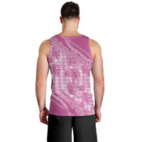 Hawaii Breadfruit Palaka Men Tank Top Omaomao Ulaula Maile Lei LT9 - Polynesian Pride