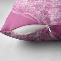 Hawaii Breadfruit Palaka Pillow Cover Omaomao Ulaula Maile Lei LT9 - Polynesian Pride
