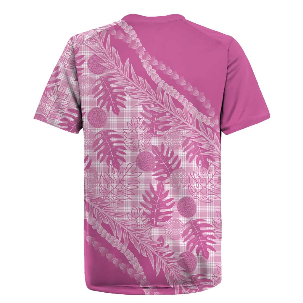 Hawaii Breadfruit Palaka Rugby Jersey Omaomao Ulaula Maile Lei LT9 - Polynesian Pride