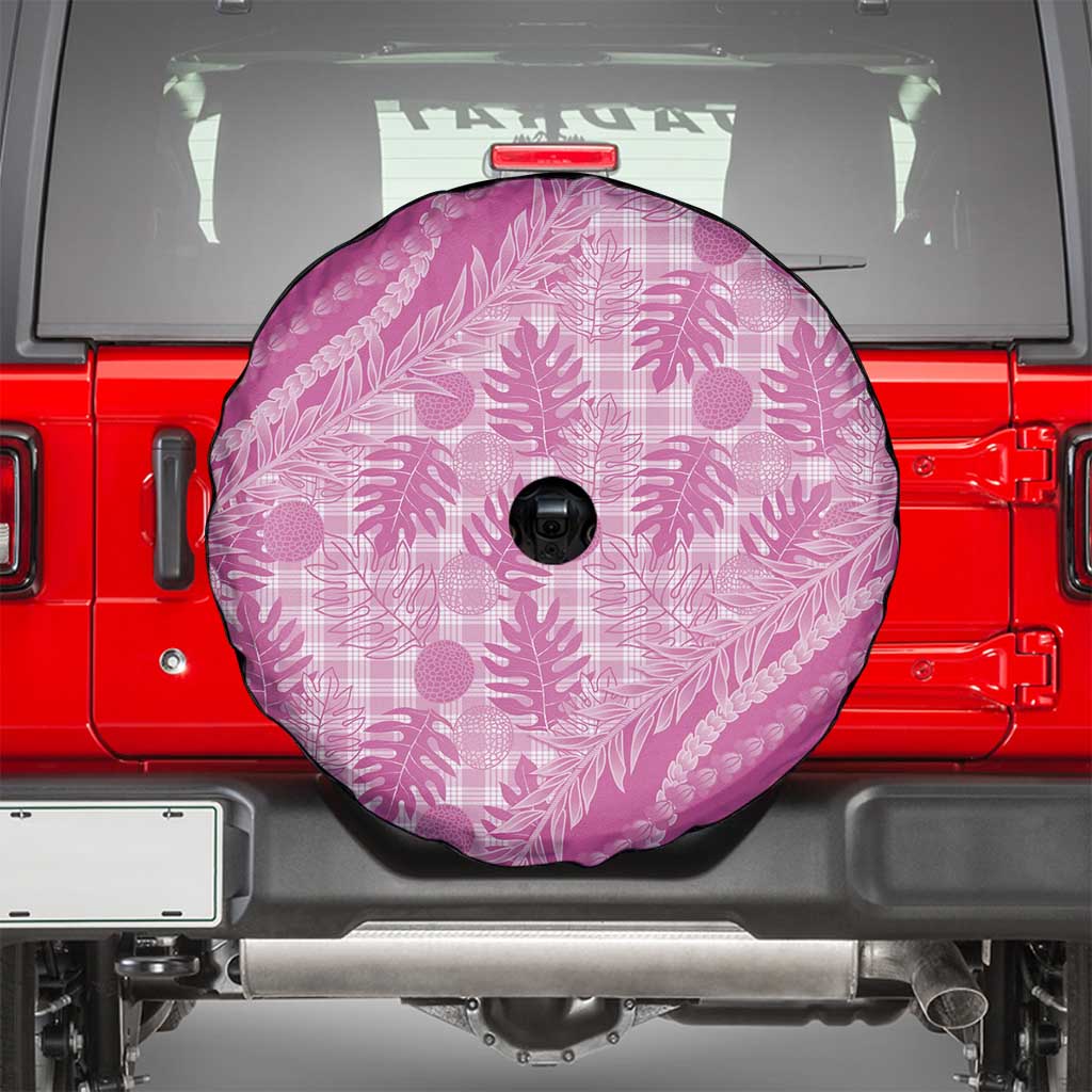 Hawaii Breadfruit Palaka Spare Tire Cover Omaomao Ulaula Maile Lei LT9 - Polynesian Pride