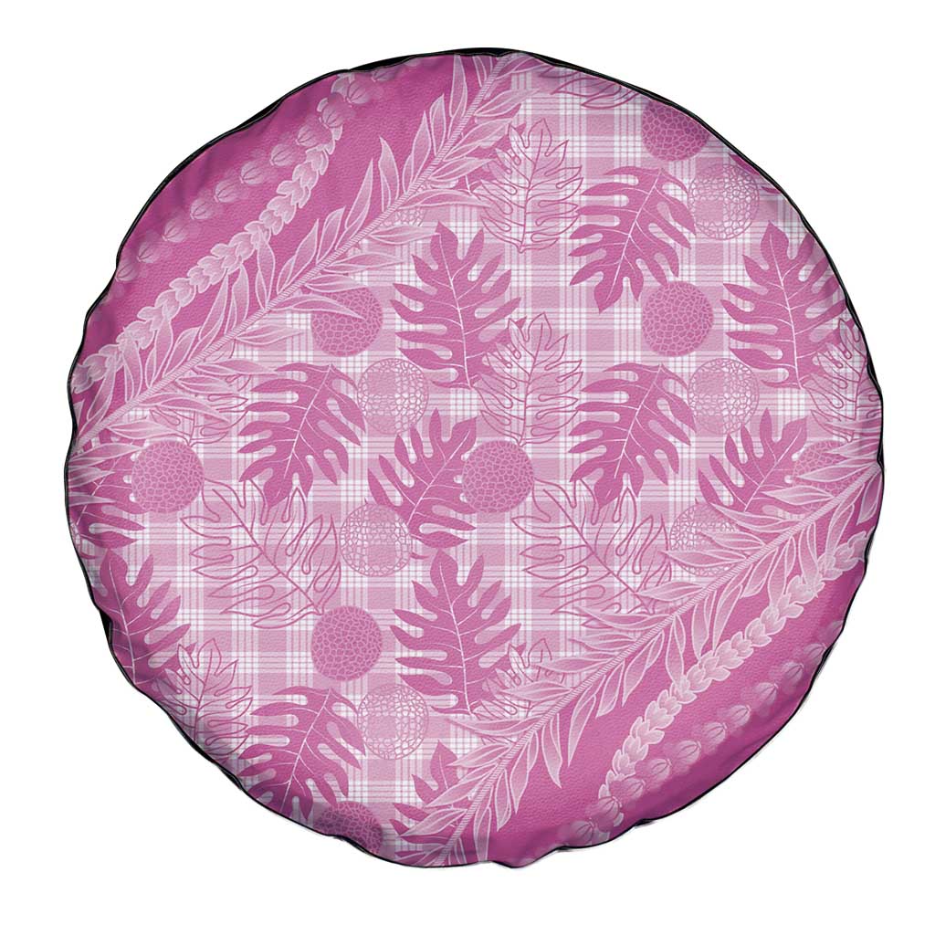 Hawaii Breadfruit Palaka Spare Tire Cover Omaomao Ulaula Maile Lei LT9 - Polynesian Pride