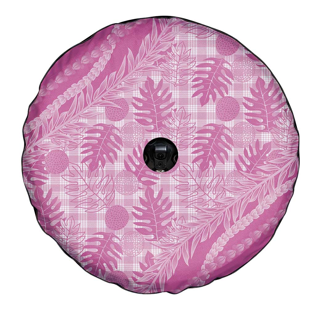 Hawaii Breadfruit Palaka Spare Tire Cover Omaomao Ulaula Maile Lei LT9 - Polynesian Pride