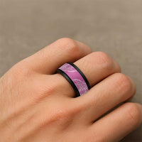 Hawaii Breadfruit Palaka Spinner Ring Omaomao Ulaula Maile Lei LT9 - Polynesian Pride