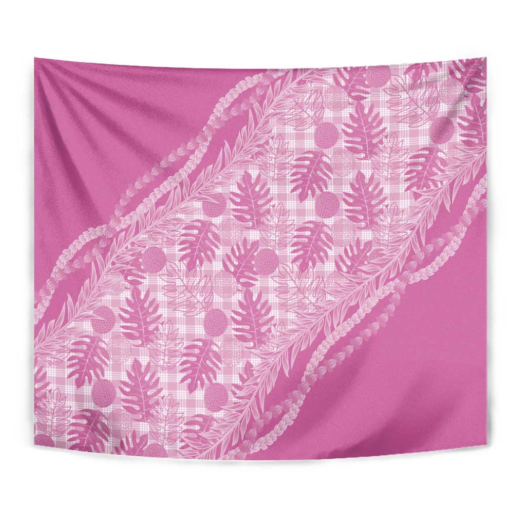 Hawaii Breadfruit Palaka Tapestry Omaomao Ulaula Maile Lei LT9 - Polynesian Pride
