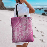 Hawaii Breadfruit Palaka Tote Bag Omaomao Ulaula Maile Lei LT9 - Polynesian Pride