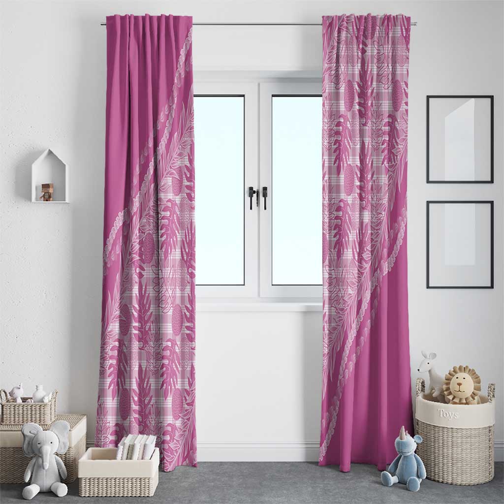 Hawaii Breadfruit Palaka Window Curtain Omaomao Ulaula Maile Lei LT9 - Polynesian Pride