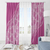 Hawaii Breadfruit Palaka Window Curtain Omaomao Ulaula Maile Lei LT9 - Polynesian Pride