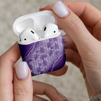 Hawaii Breadfruit Palaka AirPods Case Poni Maile Lei LT9 - Polynesian Pride