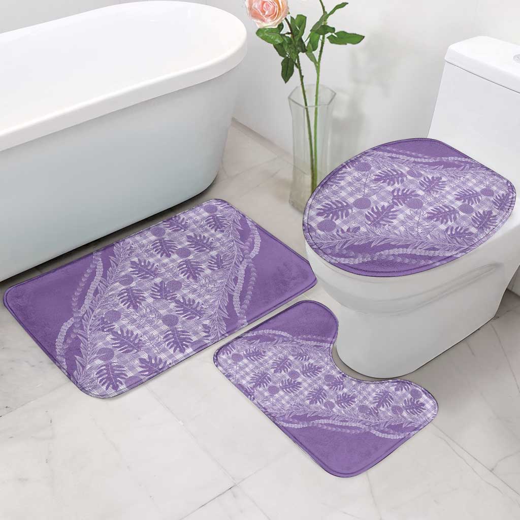 Hawaii Breadfruit Palaka Bathroom Set Poni Maile Lei LT9 - Polynesian Pride