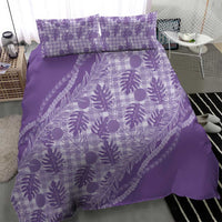 Hawaii Breadfruit Palaka Bedding Set Poni Maile Lei LT9 - Polynesian Pride