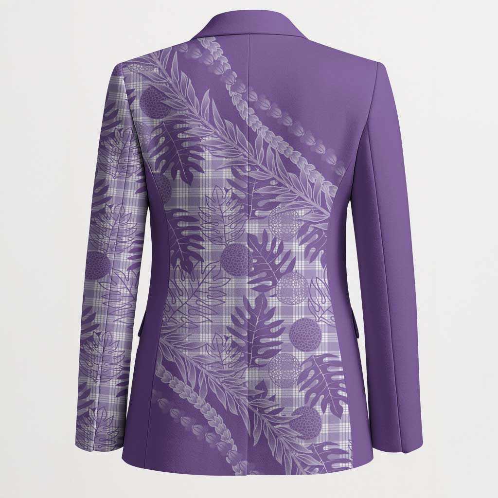 Hawaii Breadfruit Palaka Blazer Poni Maile Lei LT9 - Polynesian Pride