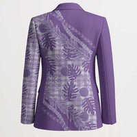 Hawaii Breadfruit Palaka Blazer Poni Maile Lei LT9 - Polynesian Pride