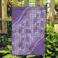 Hawaii Breadfruit Palaka Garden Flag Poni Maile Lei LT9 Garden Flag Purple - Polynesian Pride