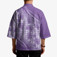 Hawaii Breadfruit Palaka Kimono Poni Maile Lei LT9 - Polynesian Pride