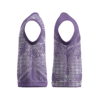 Hawaii Breadfruit Palaka Christmas Knitted V-Neck Vest Poni Maile Lei LT9 - Polynesian Pride