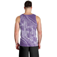 Hawaii Breadfruit Palaka Men Tank Top Poni Maile Lei LT9 - Polynesian Pride