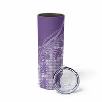 Hawaii Breadfruit Palaka Skinny Tumbler Poni Maile Lei LT9 - Polynesian Pride