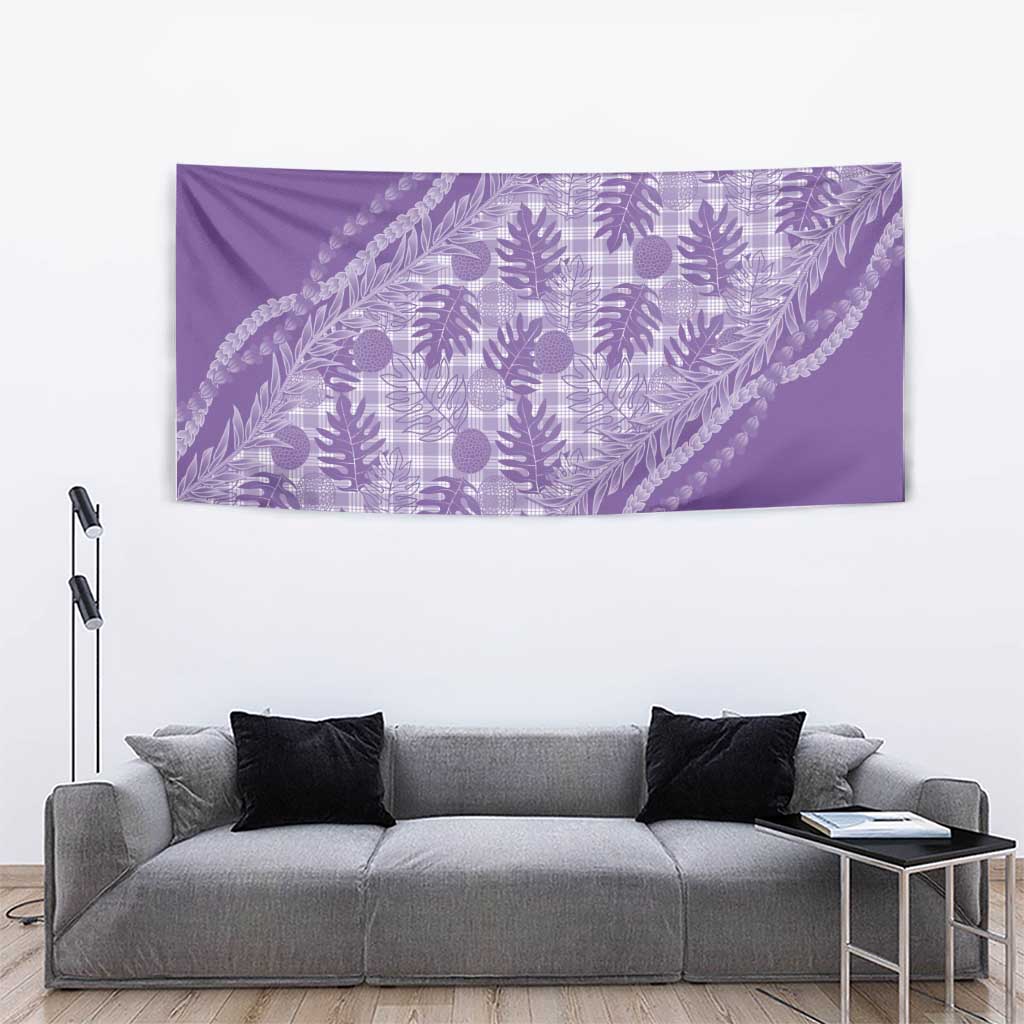 Hawaii Breadfruit Palaka Tapestry Poni Maile Lei LT9 - Polynesian Pride