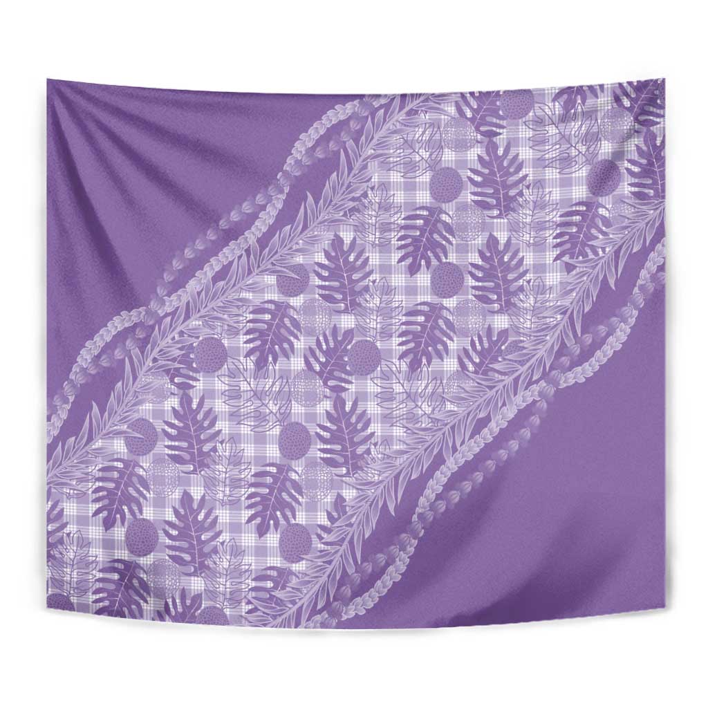 Hawaii Breadfruit Palaka Tapestry Poni Maile Lei LT9 - Polynesian Pride