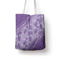 Hawaii Breadfruit Palaka Tote Bag Poni Maile Lei LT9 - Polynesian Pride