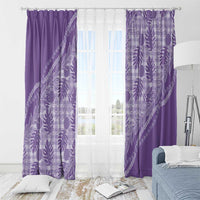 Hawaii Breadfruit Palaka Window Curtain Poni Maile Lei LT9 - Polynesian Pride