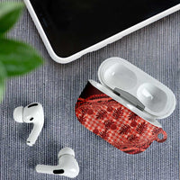 Hawaii Breadfruit Palaka AirPods Case Ulaula Maile Lei LT9 - Polynesian Pride