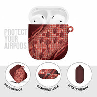 Hawaii Breadfruit Palaka AirPods Case Ulaula Maile Lei LT9 - Polynesian Pride