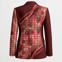 Hawaii Breadfruit Palaka Blazer Ulaula Maile Lei LT9 - Polynesian Pride