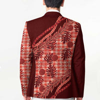 Hawaii Breadfruit Palaka Blazer Ulaula Maile Lei LT9 - Polynesian Pride