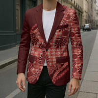 Hawaii Breadfruit Palaka Blazer Ulaula Maile Lei LT9 - Polynesian Pride