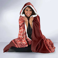Hawaii Breadfruit Palaka Hooded Blanket Ulaula Maile Lei LT9 - Polynesian Pride