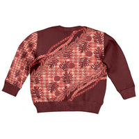 Hawaii Breadfruit Palaka Kid Ugly Christmas Sweater Ulaula Maile Lei LT9 - Polynesian Pride