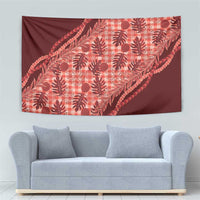 Hawaii Breadfruit Palaka Tapestry Ulaula Maile Lei LT9 - Polynesian Pride