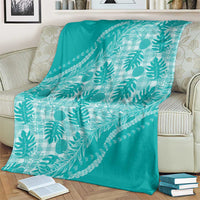 Hawaii Breadfruit Palaka Blanket Polu Opal Maile Lei LT9 - Polynesian Pride