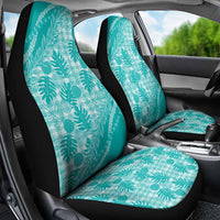 Hawaii Breadfruit Palaka Car Seat Cover Polu Opal Maile Lei LT9 - Polynesian Pride