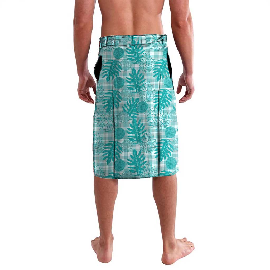 Hawaii Breadfruit Palaka Lavalava Polu Opal Maile Lei LT9 - Polynesian Pride