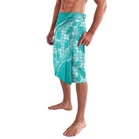 Hawaii Breadfruit Palaka Lavalava Polu Opal Maile Lei LT9 - Polynesian Pride