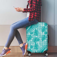 Hawaii Breadfruit Palaka Luggage Cover Polu Opal Maile Lei LT9 - Polynesian Pride